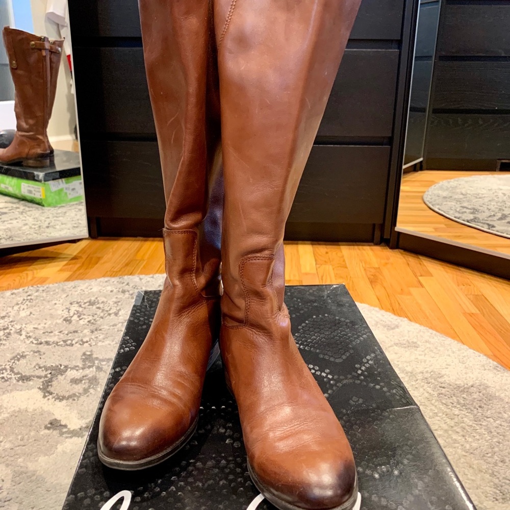 Sam Edelman Penny Boot in Whiskey Color